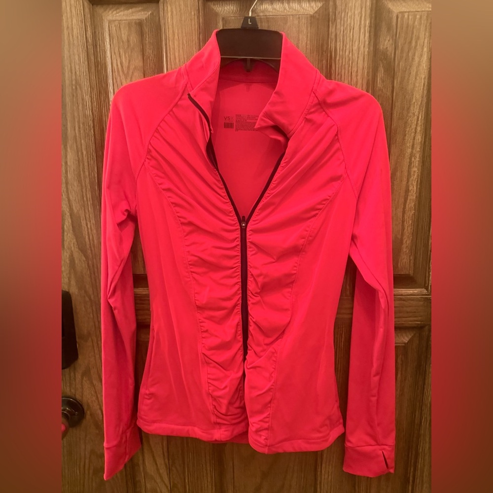 Victoria’s Secret VSX Sport Zip Jacket Bundle red& Purple Athletic  jackets